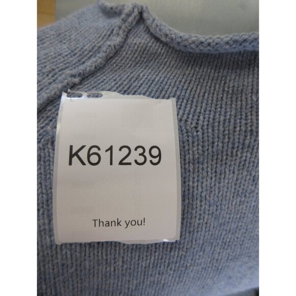 Zaket & Plover Sweater XS Roll Neck Merino Wool Colorblock Striped * - Picture 11 of 11